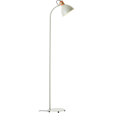 Brilliant Erena Standleuchte 1,5m hellgrün Metall/Holz Fußschalter 1x A60, E27, 40 W, Geeignet für Normallampe (nicht enthalten) (1/5)