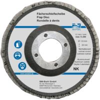SW-Stahl 82315L Fächerschleifscheibe I Schleifscheiben 125mm für Winkelschleifer I NK80 I 10 Stück