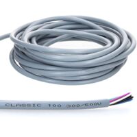 10 Meter Lapp 00100004 Ölflex Classic 100 Steuerleitung 2x0,5 mm² ohne grün-gelben Schutzleiter I 2 Adern Kabel I Farbcodierte PVC Leitung 2 adrig