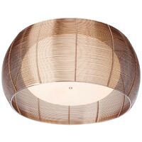 BRILLIANT Lampe Relax Deckenleuchte 50cm bronze/chrom 2x A60, E27, 30W, g.f.  Normallampen n. ent. Für