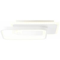 BRILLIANT Geron Wand- und Deckenleuchte 31x31cm weiß Innenleuchten,Deckenleuchten,-dekorativ 1x 24W LED integriert, (Lichtstrom: 3138lm, Lichtfarbe: 3000K) Energiesparend und langlebig durch LED-E