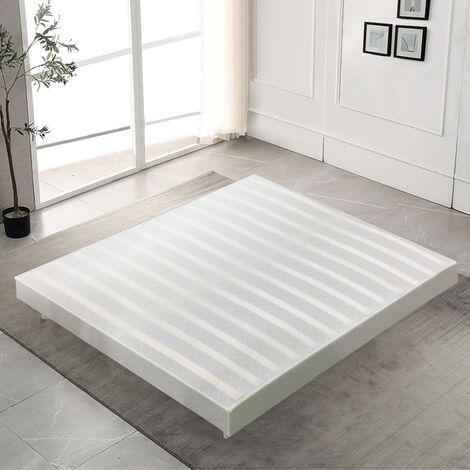 Sommier Tapissier 140x190cm avec 5 Pieds - Sommiers à Lattes en Bois pour Adulte et Enfant - 2x13 Lattes - Livré en 2-5 Jours
