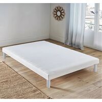 Sommier Tapissier 140x190 cm + 5 Pieds Offert