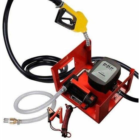 Varan Motors - NEEP-03-2 Kit con pompa per travaso diesel a batteria 12V 150W 40L/MIN con pistola automatica