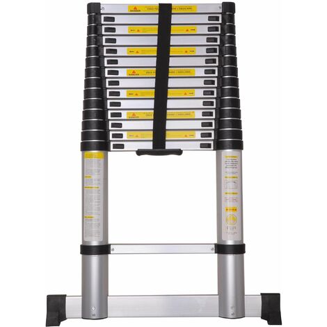 Scala Pieghevole JOISCOPE A 4 Gradini - Con Corrimano, Antiscivolo, Portatile, Capacità 270kg, Per Casa E Ufficio - Foto 10