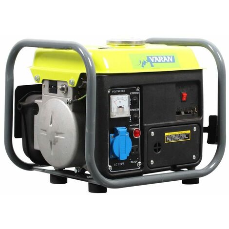 Varan Motors - 92508-2 Generatore portatile a benzina da 750W, 1 x 230V, 1 x 12VDC