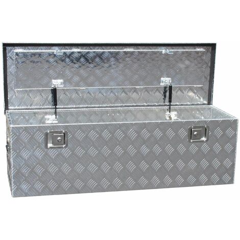 Bc-elec - NETTB-19 Cassetta degli attrezzi ALU, Cassetta di stoccaggio Cassetta di trasporto in alluminio per veicoli 124x40x38cm 180 litri