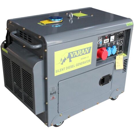 Generatore elettrico Diesel silenziato tipo panda Gruppo elettrogeno 5,5 kW 230V Generatore elettrico Diesel silenziato tipo panda Gruppo elettrogeno 5,5 kW 230V