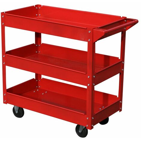 Varan Motors - TC135 Carrello porta attrezzi con ruote, 3 livelli, 100Kg