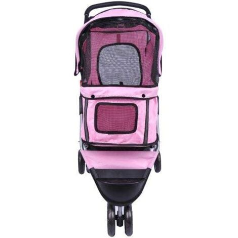 Bc-elec - 5663-0015Apink Passeggino per animali con 3 ruote, colore rosa