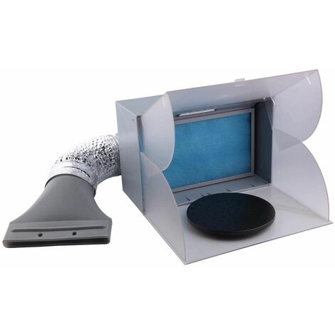Bc-elec - BD-512 Mini cabina di verniciatura cabina di aspirazione 3m³/min., illuminazione a LED e tubo di scarico