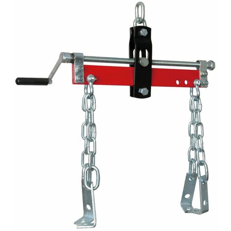 Varan Motors - NEEST-03-B Gru motore da officina 750Kg, sollevatore per garage con catena bilanciamento del carico