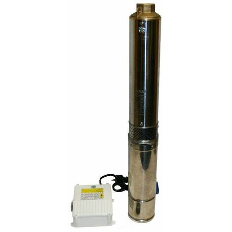 Varan Motors - 4STM4-6 Pompa dell'acqua sommergibile per pozzi profondi e trivellazione, 4 m³/h - 48 m, 370W
