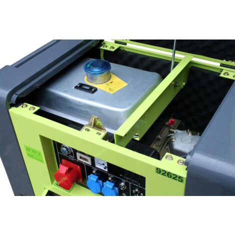 Varan Motors - 92625 Generatore elettrico Diesel silenziato tipo panda Gruppo elettrogeno 400V+230V 6.25kVa