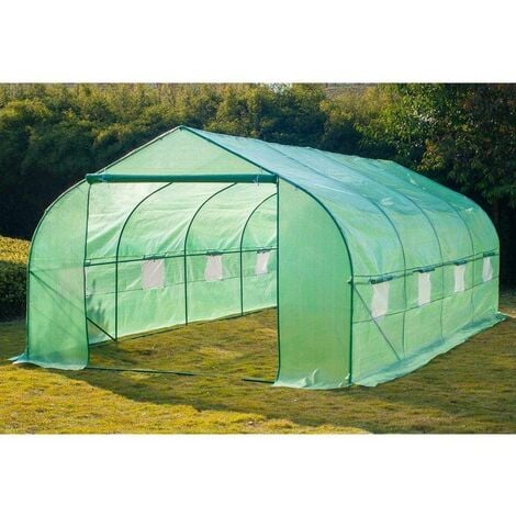 Bc-elec - 5662-0502 Serra serra da giardino SerreTunnel 6 sezioni 6x3x2m 18m²