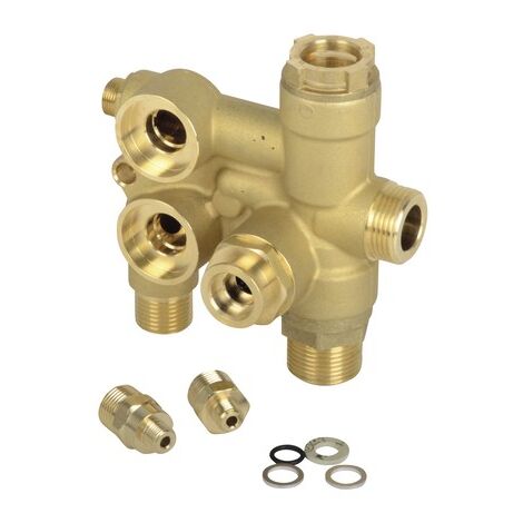 Valvola A Sfera Tre Vie 1" Ottone Cromato - Foto 7