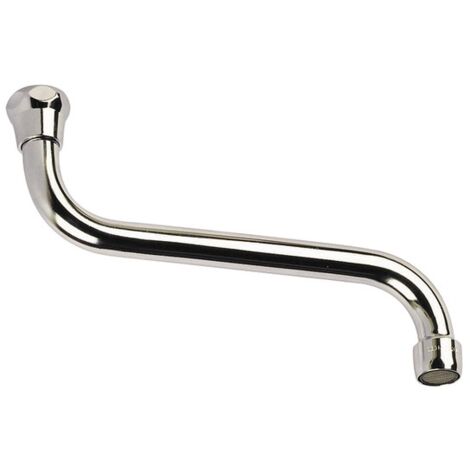 Raccordo e collo di cigno - Becco versatore inferiore F15/21 x 200mm - DIFF