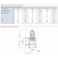 Valvola riscaldamento 5b rotella uscita maggiorata F1/2 - GOETZE : 651MHNK-15-F/F-1 5B