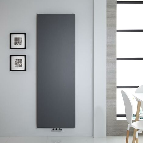 Hudson Reed Rubi Radiatore Termoarredo di Design Verticale Moderno - Termosifone  con Finitura In Antracite - Design a