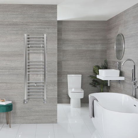 Scaldasalviette Bagno Idraulico in Acciaio Design Tubolare