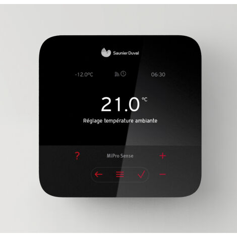 Régulateur MiPro Sense radio avec sonde extérieure - SAUNIER DUVAL