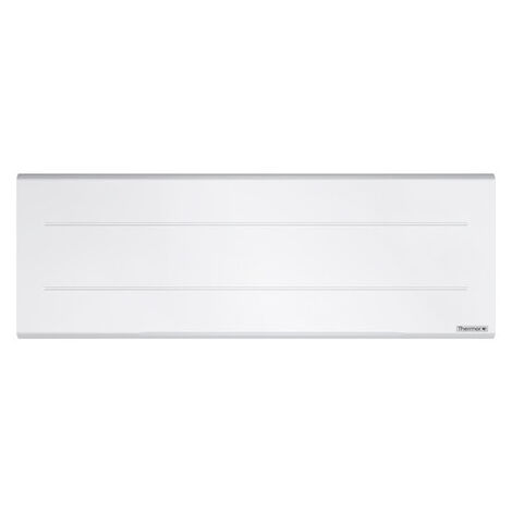 Thermor – Radiateur électrique chaleur douce à inertie 750W – Ultra-plat blanc – Pilotage intelligent pour économies d'énergie – Pour surfaces jusqu'à 30m²