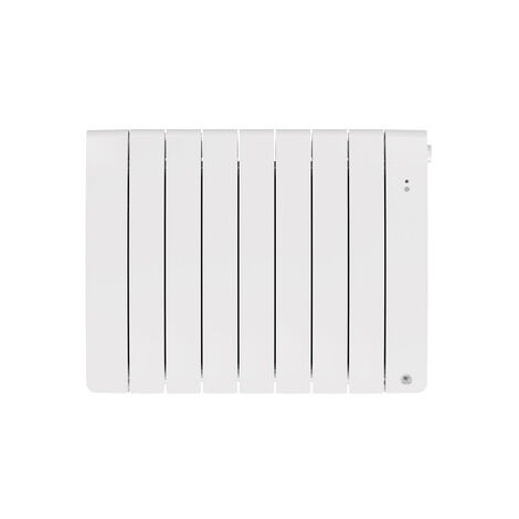 Thermor – Radiateur à inertie fluide horizontal 1250W blanc brillant – Corps en aluminium 100% recyclé – Programmable avec application Cozytouch – 493824 (1/10)