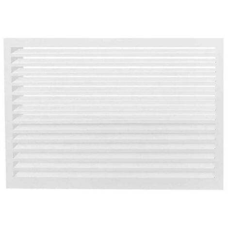 DECOCLIM - Face dos pour cache en aluminium blanc option XXL - 23AXXL9010-DOS