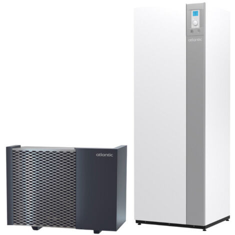 Atlantic – Pompe à chaleur air/eau monobloc 9 kW – Classe A+++ – Ballon 190L intégré – Efficacité 175% – ATLIXTRAMDUO9M