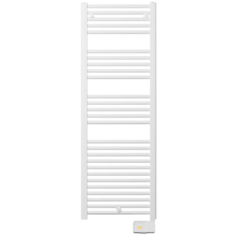 Atlantic – Sèche-serviettes digital 750W – Fluide thermo-conducteur – Dimensions 1379 x 500 x 100 mm – Boîtier digital programmable avec 7 programmes