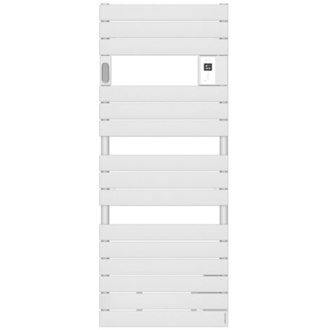 Sèche-serviettes électrique connecté 1000W – Largeur 556mm – Hauteur 1777mm – Mode Boost 3°C en 15min – Application Atlantic Cozytouch