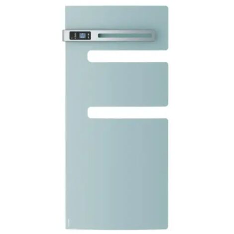 Atlantic – Sèche-serviettes électrique connecté 1500W avec soufflerie – Mat à gauche – Vert d'eau – Technologie 3CS pour confort thermique (1/3)