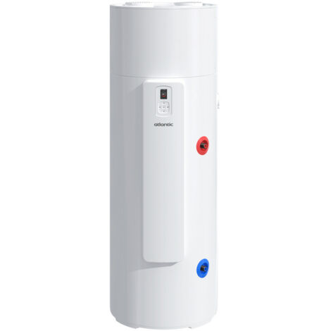 Atlantic – Chauffe-eau thermodynamique vertical sur socle 200L – COP 3.75 – Puissance 1800W – Compatible énergie solaire – 286055