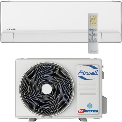 AIRWELL - Ensemble Climatisation avec Unité extérieure YDAC et Unité intérieure Murale HDHC Artica 2,5 kW - AIRARTICA2,5K