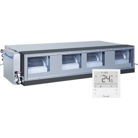 Airwell – Climatiseur réversible gainable haute pression 28 kW – Débit d'air 4500 m³/h – Monophasé 220-230V – SKU 7VF030017 (1/2)