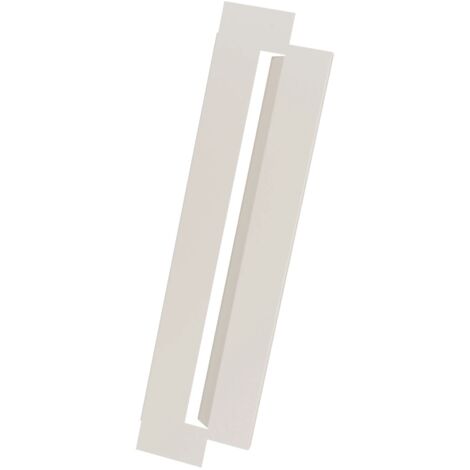 DECOCLIM - Lot de 2 joues latérales en alu blanc crème taille M - DECOCLIM-23AM9001-JLAT (1/3)
