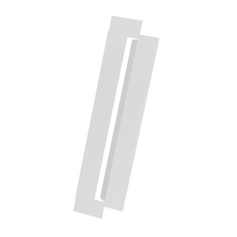 DECOCLIM - Lot de 2 joues latérales en alu blanc taille M - DECOCLIM-23AM9010-JLAT