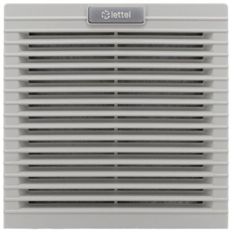 LETTEL - Grille de ventilation 204x204 et filtre pour armoire électrique - GTA-176-FF (1/2)