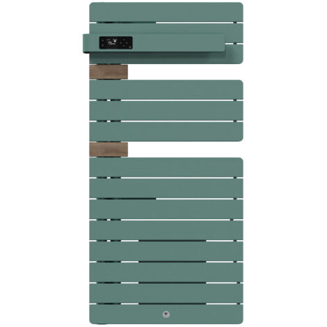 THERMOR - Sèche-serviettes connecté Allure 4 1500W Eucalyptus/Chêne Mat à gauche - 483320 (1/2)