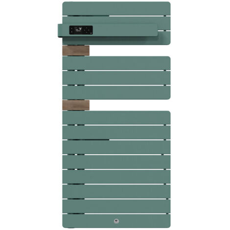 THERMOR - Sèche-serviettes connecté Allure 4 500W Eucalyptus/Chêne Mat à gauche - 483295