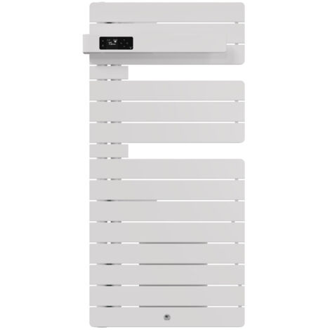 THERMOR - Sèche-serviettes connecté Allure 4 1500W Mat à gauche Blanc brillant - 483338 (1/2)