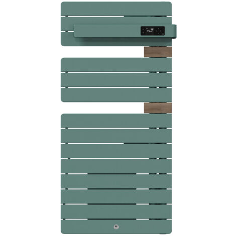 THERMOR - Sèche-serviettes connecté Allure 4 1500W Eucalyptus/Chêne Mat à droite - 483321 (1/2)