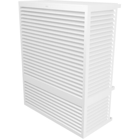 DECOCLIM - Cache unité extérieure en aluminium Blanc 9010 taille XXL - DECXXL9010