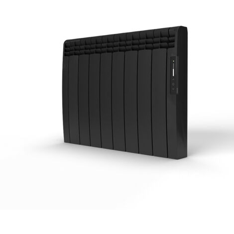 ROINTE - Radiateur connecté EOINIQ 8 éléments 1200W Noir texturé - ERFB1200RAD2 (1/5)