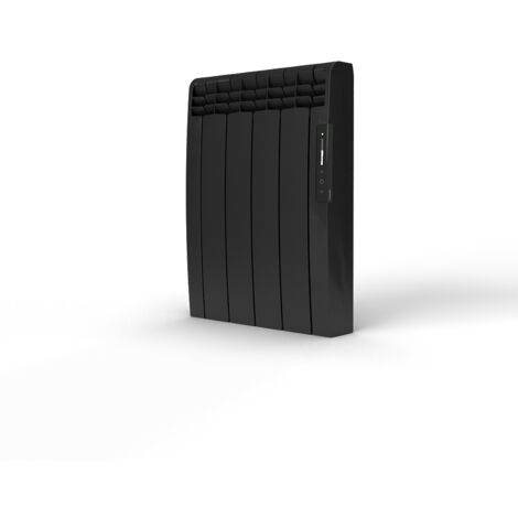 ROINTE - Radiateur connecté EOINIQ 4 éléments 600W Noir texturé - ERFB0600RAD2 (1/5)