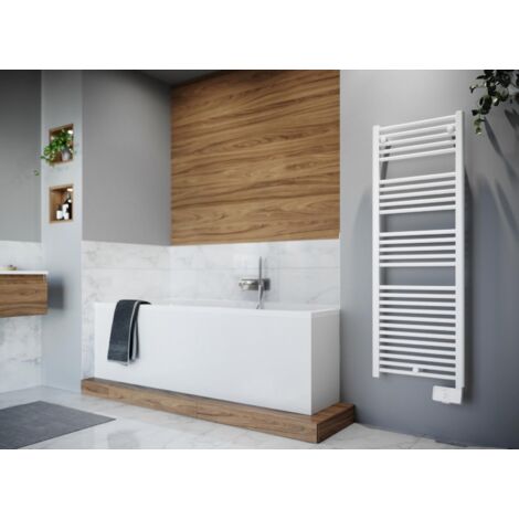 Radiateur Sèche-Serviettes Escale 3 (SSCD 3) étroit 0500W blanc satin THERMOR 472330 (1/2)
