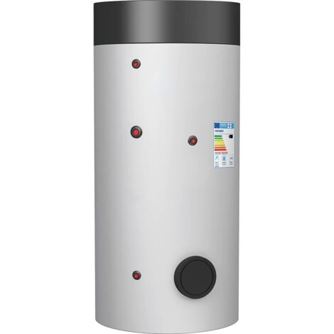 Ballon préparateur ECS 300 L par stratification pour pompe à chaleur - Avec échangeur - Thermador