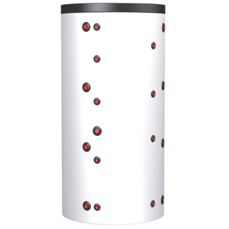 Thermador – Ballon échangeur 1000 L – Serpentin inox 316L pour ECS – Isolation polyester recyclable – 4 piquages principaux – Déflecteurs labyrinthe