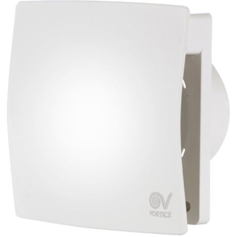 Vortice – Extracteur de ventilation silencieux 175 m³/h – Protection IP45 pour installation murale – Clapet anti-retour rigide – 120 mm (1/10)