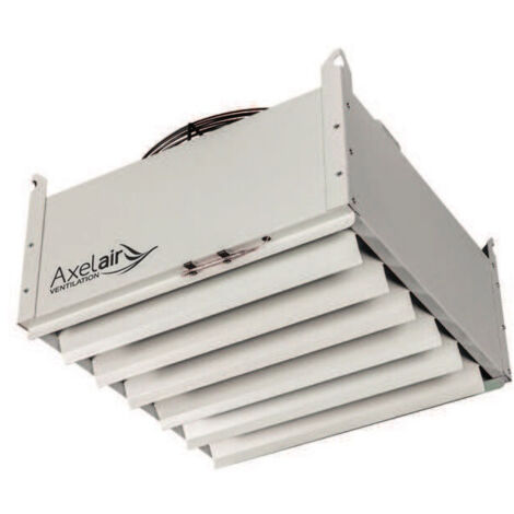 Axelair – Déstratificateur caréné 3600 m³/h avec thermostat réglable 0-40°C – Faible bruit 42 dB(A) – Installation simple – DS4000